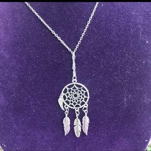 Dream catcher necklace
